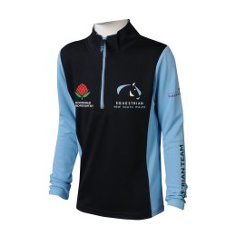 KD091 custom-made children's clothing zipper POLO shirt design mosaic color printed POLO shirt POLO shirt center Australia  KD091 custom-made children's clothing zipper POLO shirt design mosaic color printed POLO shirt POLO shirt center Australia